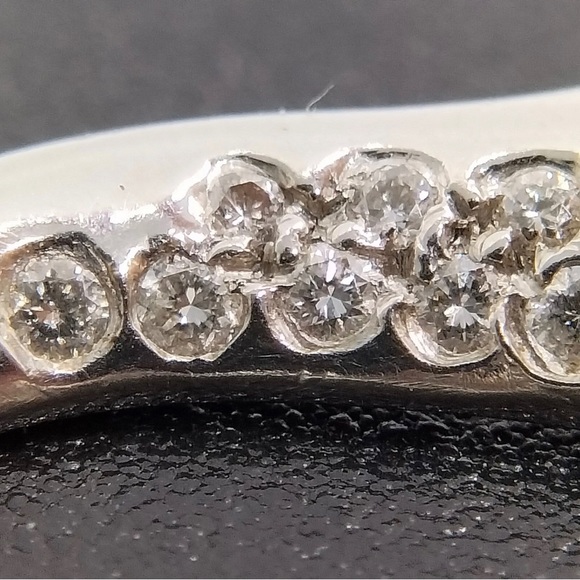 Tiffany and Co. Necklace  9P Diamond Open Heart Peretti Platinum - Picture 5 of 9